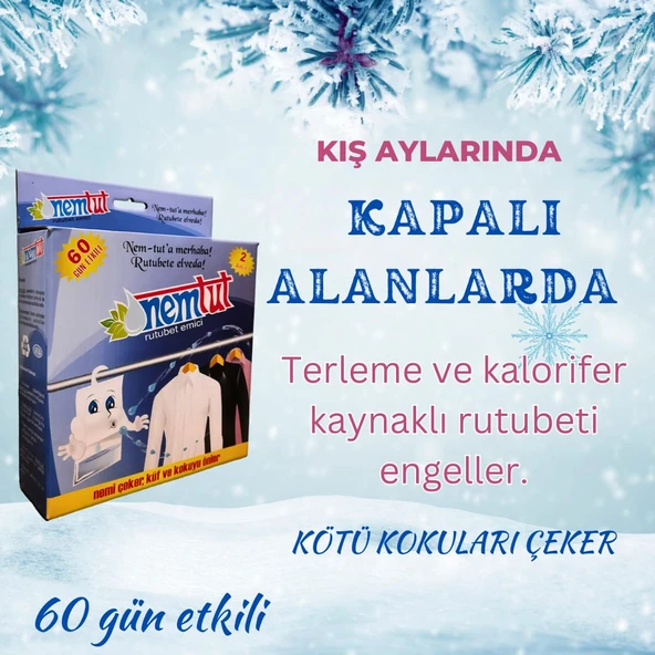 Rutubet Nem Giderici Emici Kötü Koku Küf Ve Korozyon Önleyici 1 Kutu 2 Paket 1 Kg - Resim 5