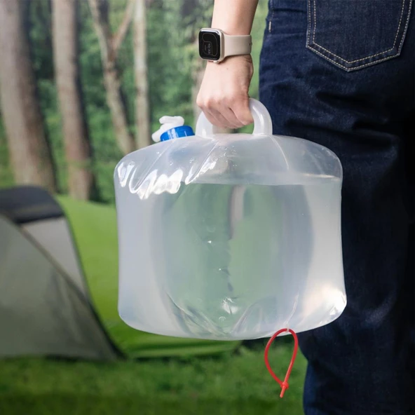 Katlanabilir Musluklu Su Bidonu - 15 Litre - Su Sebili - Argeus - 4