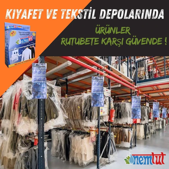 Rutubet Giderici Nem Emici Koku Küf Ve Korozyon Önleyici 1 Kutu 2 Paket 1 Kg - Resim 2