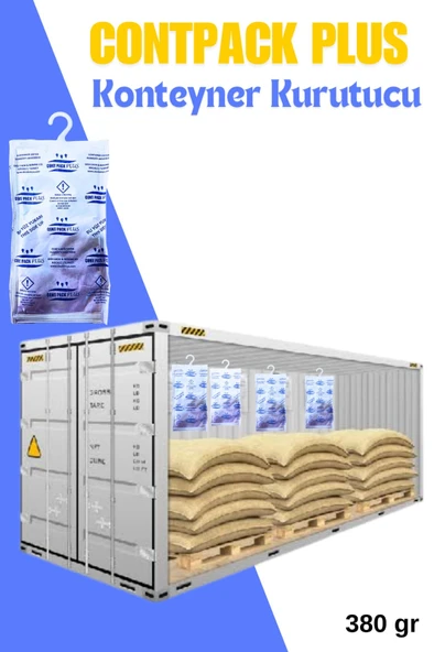 Contpack Plus Askısız Nem Alıcı Rutubet Engelleyici Konteyner Kurutucu 5 Adet 1900 GR. - 5