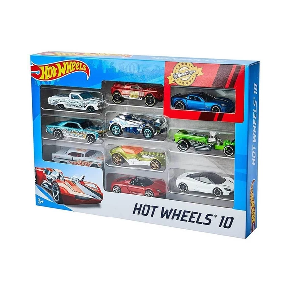 Hot Wheels Araba Seti 10lu 54886 - 2