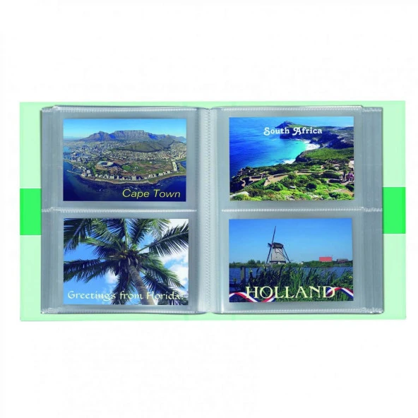 Leuchtturm Kartpostal Albümü, 50 Sayfa 200 Adet Kapasite - 2