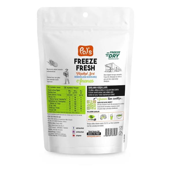 Pol’s Freeze Fresh Ananas 20 g - 4