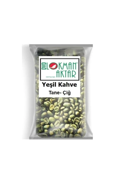Çiğ Yeşilkahve Tane 100 Gr, Lokman Aktar