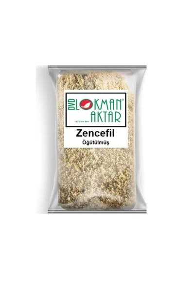 Lokman Aktar Zencefil Toz Yeni Öğütülerek Gönderilir 500 Gr