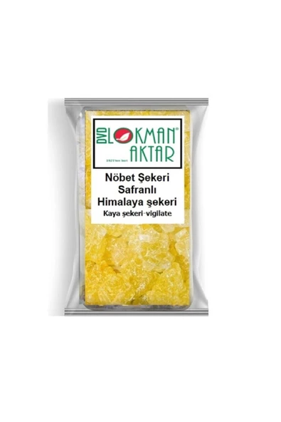 Safranlı Nöbet Şekeri Himalaya Şekeri 100 gr, Lokman Aktar