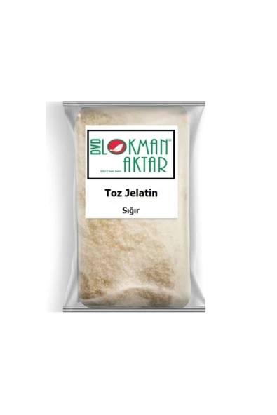 Jelatin Toz (sığır) 1 Kg, Lokman Aktar
