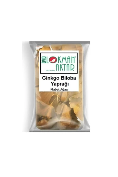 Lokman Aktar Ginkgo Biloba Yaprağı (mabet Ağacı Yaprağı) 100 Gr