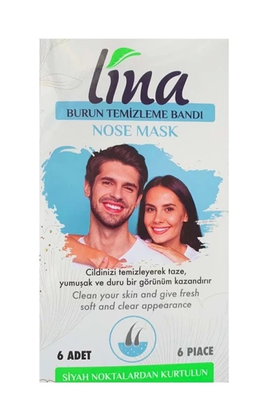 Burun Siyah Nokta Bandı 6 Adet X 2