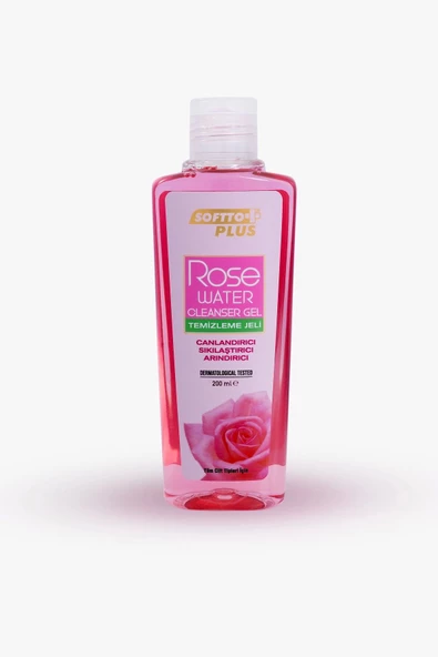 Softto Plus Gül Suyu Yüz Temizleme Jeli 200 Ml