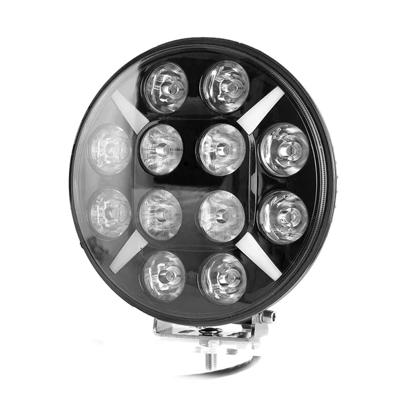 Offroad sis lambası 22 x 22 x 5.2cm beyaz-amber gündüz ledli adet  /  LASS376 - Resim 2