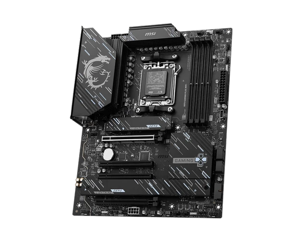 MSI X870 GAMING PLUS WIFI AM5 DDR5 8200MHZOC 3x M.2 USB4 HDMI 5G LAN WIFI 7 RGB ATX - 3