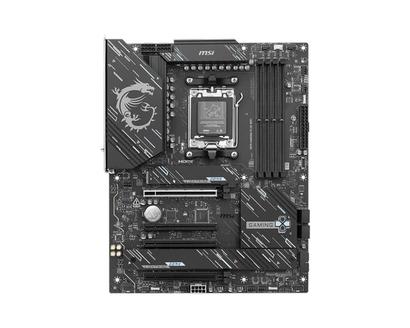 MSI X870 GAMING PLUS WIFI AM5 DDR5 8200MHZOC 3x M.2 USB4 HDMI 5G LAN WIFI 7 RGB ATX - 2