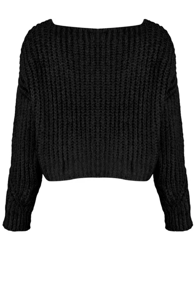 Kadın Moda Şık Crop V Yaka Regular Crop Yumuşak Dokulu Triko Hırka