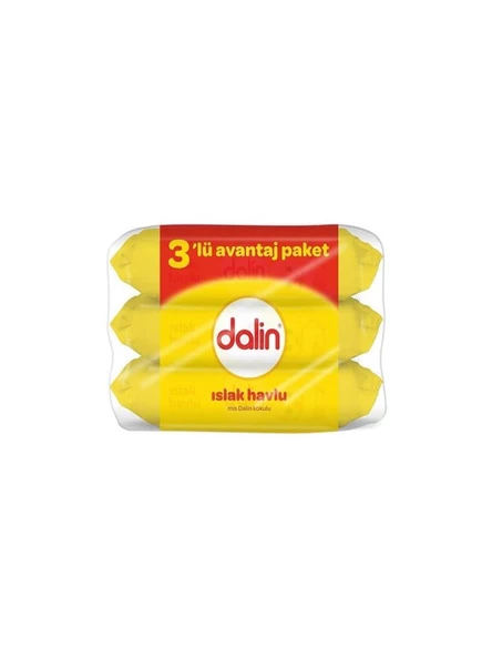 Dalin Klasik Islak Havlu Mendil 3'Lü 168 Yaprak