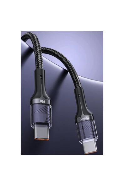 Poco M3 M4 M5 X4 GT X4 Pro  Şarj Kablosu Type-C 240W 1.2 Metre Hızlı Şarj Azn-Ca166 - Resim 3