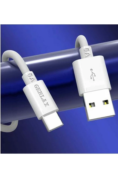 Galaxy A60 A70 A70s A71 A72 A73 A80  Şarj Kablosu USB-Type-C 5A 66W Kablo  GR-GD38T - Resim 3