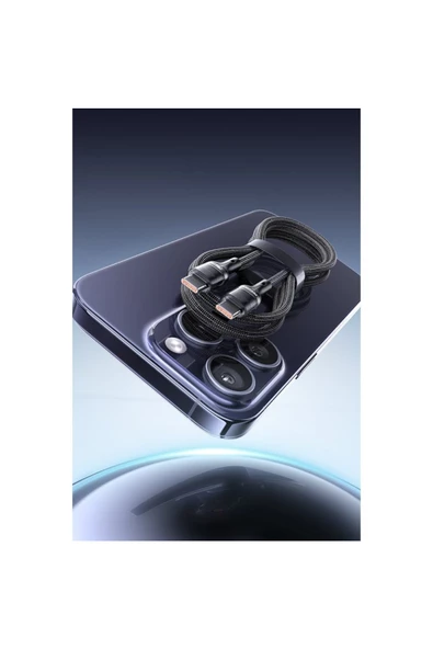 Oppo A5 2020 A9 2020 Şarj Kablosu Type-C 240W 1.2 Metre Hızlı Şarj Azn-Ca166 - Resim 2