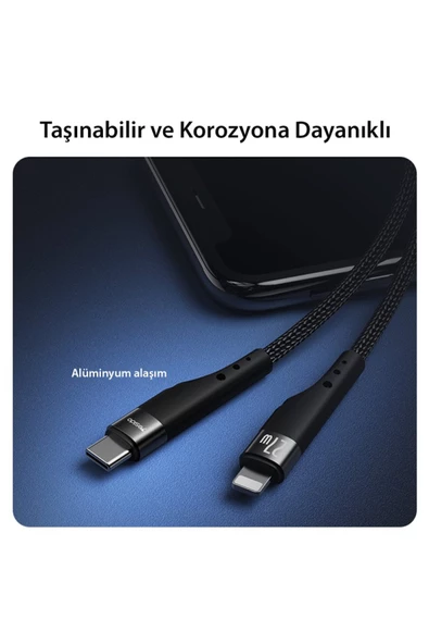 Huawei P Smart S Z 2021 Pro  Şarj Kablosu 60W Type-C to Type-C 3 metre Az-Ca116 - Resim 2