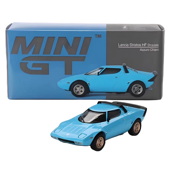 Mini GT 1/64 Lancia Stratos HF Stradale Azzuro Chiaro MGT00624 - 4