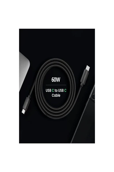 Galaxy Z Flip Z Fold 2 3 4 5 Şarj Kablosu Type-C to Type-C 60W 1M Hızlı Şarj Azn-C188CC - 3