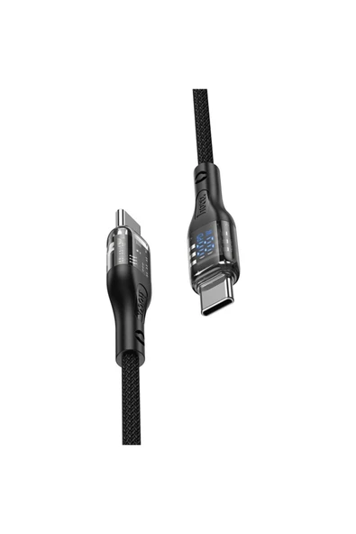 Redmi Note 8 9 9T 10 10s 11 12 13 Pro Şarj Data Kablosu 1.2M 100W Type-C to Type-C Az-HC-U115 ürün görseli 1