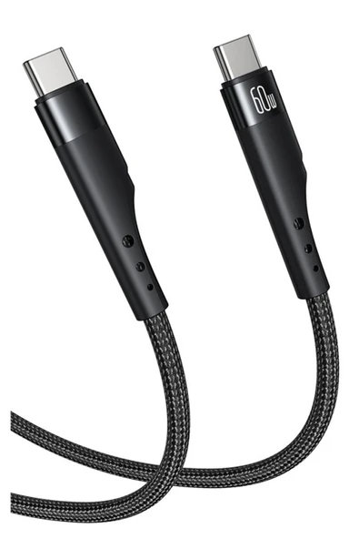 Galaxy S20 S21 S22 S23 S24 Fe Plus Ultra Şarj Kablosu 60W Type-C to Type-C 3 metre Az-Ca116 ürün görseli 1