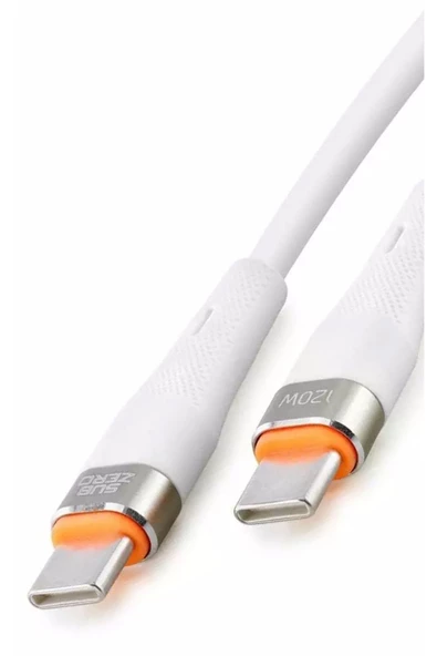 Xiaomi Mi 10 10T 11 11i Pro Lite Ultra Şarj Kablosu Type-C to Type-C 120W Hızlı Şarj SBZ-CL39 ürün görseli 1