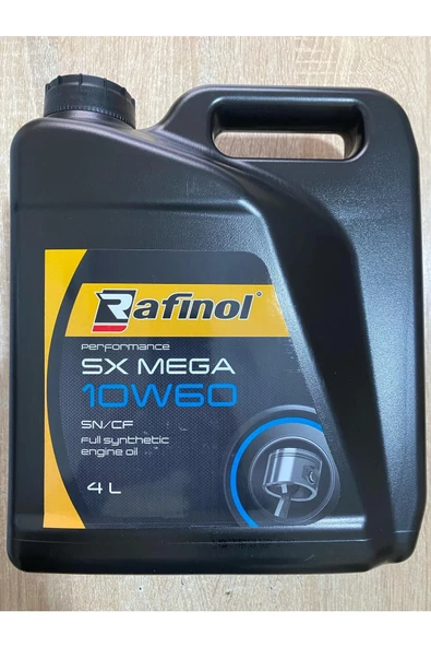 Rafinol SX Mega 10W-60 SN/CF Motor yağı 4L - 2023 ürün görseli