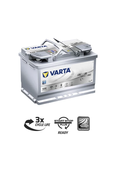 Varta E39 Agm Start Stop Aküsü 70ah – 2024