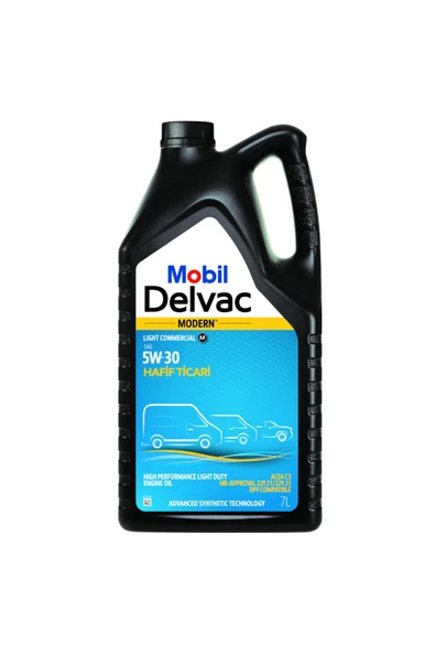 Mobil Delvac Lcv M Dpf (PARTİKÜLLÜ) 5w-30 Motor Yağı 7 Litre - 2023