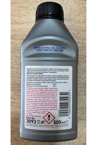 Liqui Moly Fren Hidroliği Dot 4 500 Ml. - 2024 - 3