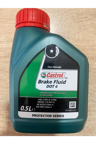 CASTROL Brake Fluid Dot 4 Fren Hidroliği 500 ml – 2024 ürün görseli