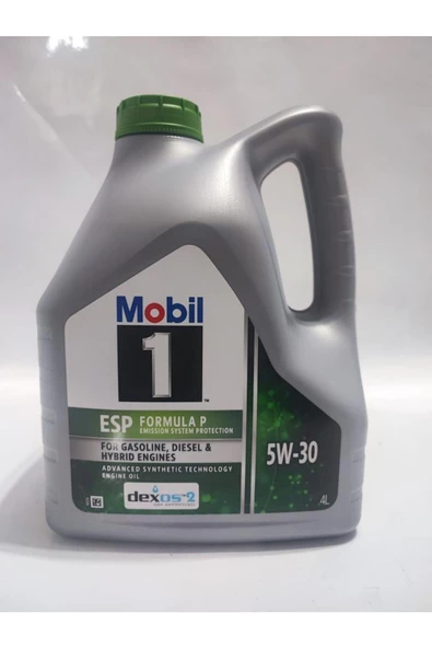 Mobil MOBİL 1 ESP FORMULA P DEXOS2 DPF MOTOR YAĞI 5W-30 4 Litre – 2024 - Resim 2