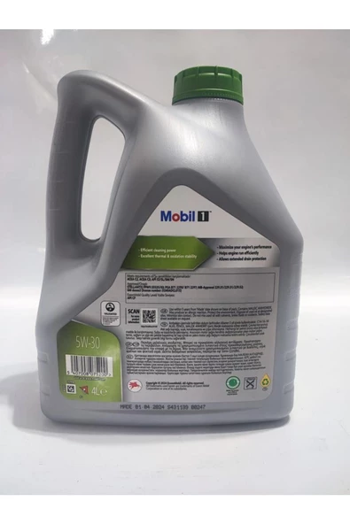 Mobil MOBİL 1 ESP FORMULA P DEXOS2 DPF MOTOR YAĞI 5W-30 4 Litre – 2024 - Resim 3