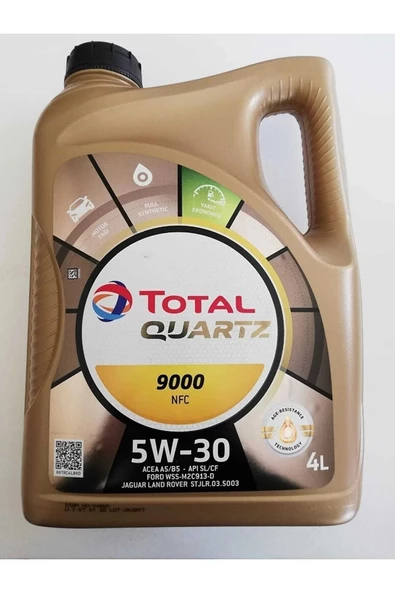 TOTAL Quartz 9000 Future Nfc 5w-30 - 4 Litre Dolum Yılı 2023