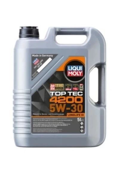 Liqui Moly Top Tec 4200 Uyumlu New Genıı 5w-30 5 Lt. Lm 8973 – 2024