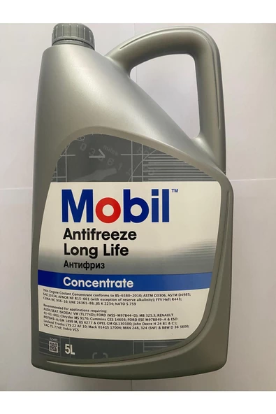 Mobil MOBİL ANTİFRİZ LONGLİFE 5 L Concentrate - 2022 (Made in United Kingdom)