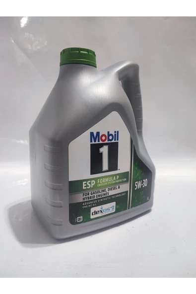 Mobil MOBİL 1 ESP FORMULA P DEXOS2 DPF MOTOR YAĞI 5W-30 4 Litre – 2024 ürün görseli