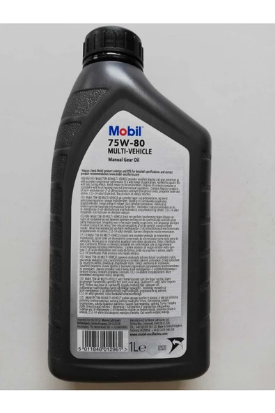 Mobil 75w-80 1l Multı Vehıcle Manuel Gear Oıl – 2022 - 2