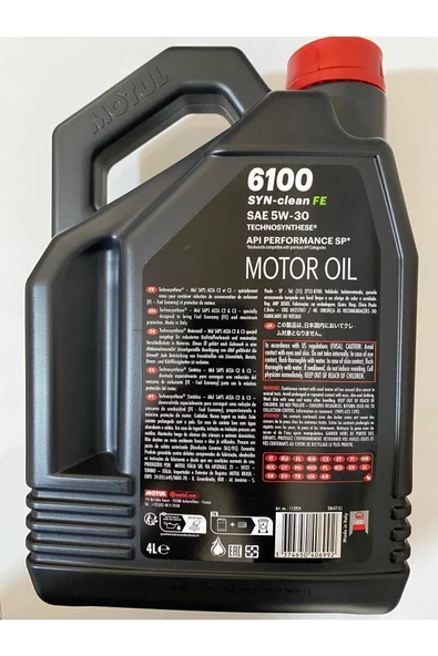 Motul 6100 SYN-Clean FE 5W-30 4 Litre Motor Yağı – 2024