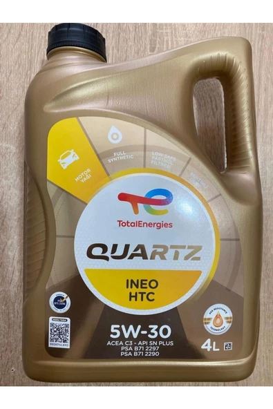 TOTAL Quartz Ineo Htc 5w-30 (DPFLİ) 4 Lt Motor Yağı – 2024