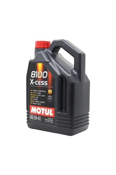 Motul 5w40 8100 X-cess Tam Sentetik 4lt – 2024 - Resim 5