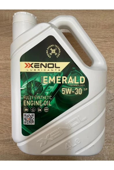 XENOL Emerald Green SP 5W-30 DPF li Tam Sentetik Motor Yağı 4 litre - 2024