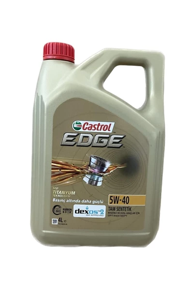 CASTROL Edge 5w-40 'gm Dexos 2' 4 Litre – 2024