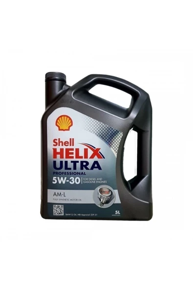 SHELL Helix Ultra Am-l 5w-30 Motor Yağı | 5 Litre (BMW / MERCEDES YETKİLİ SERVİS YAĞI) – 2023