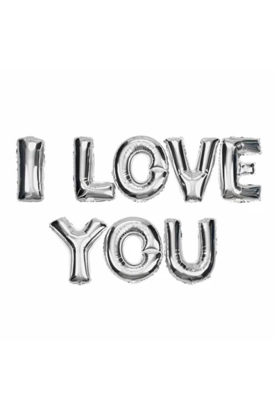 alsepeteavm Folyo Balon 18" I Love You Set Yazı