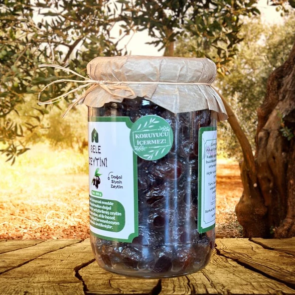 Doğal Siyah Sele Zeytini 400 G - 2