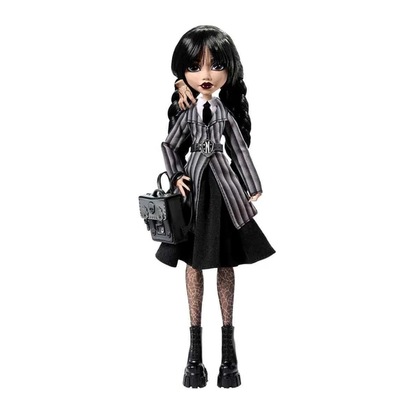 Monster High Okul Üniformalı Wednesday Figür ve Aksesuarları Okul Üniformalı Wednesday Addams - 3