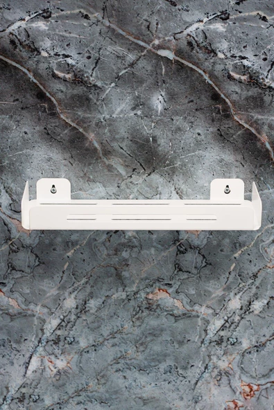 Metal Banyo Düzenleyici Organizer Şampuan Rafı Beyaz - 5